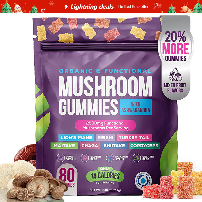 Mushroom Supplement Gummies - ShreeBliss