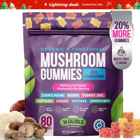 Mushroom Supplement Gummies - ShreeBliss