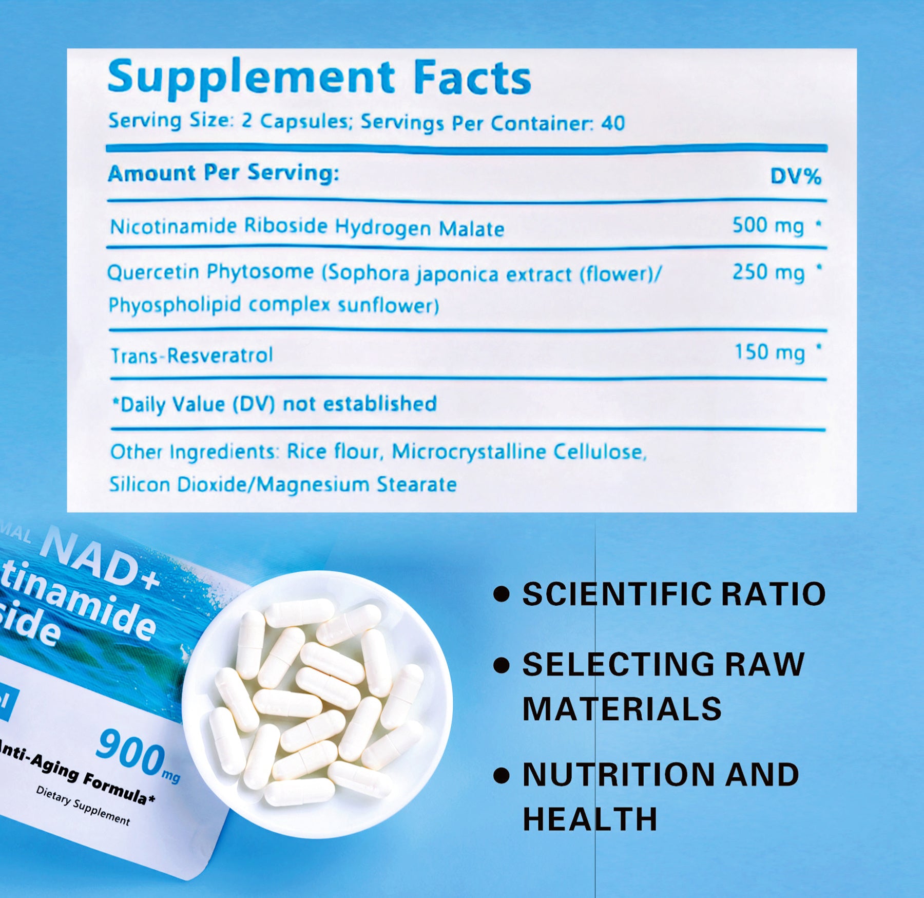 NAD Supplement with Nicotinamide Riboside - ShreeBliss