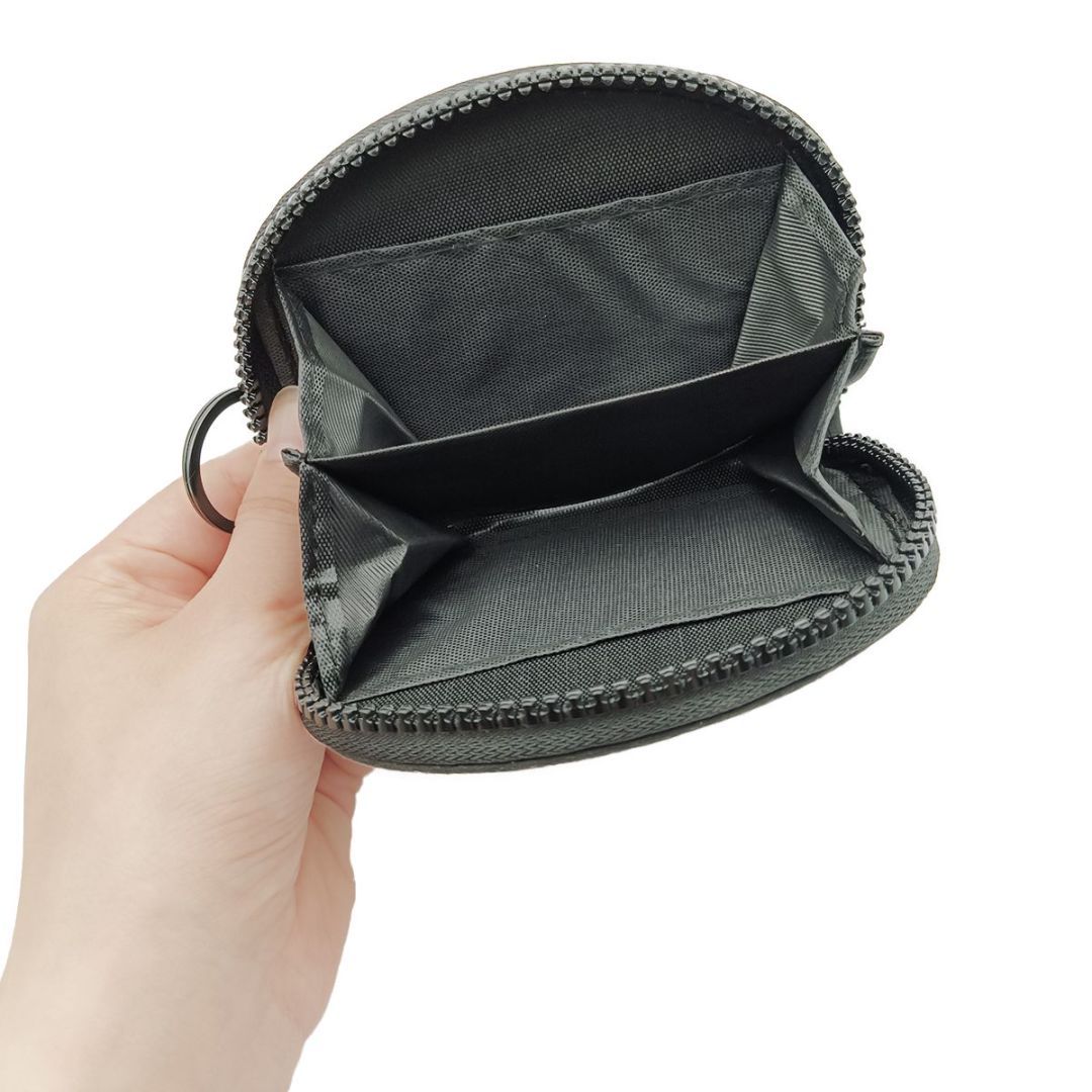 Hot Diamond Pouch Curved Black Wallet - ShreeBliss