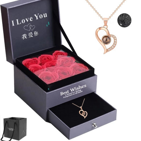 100 Languages "I Love You" Projection Necklace – ShreeBliss