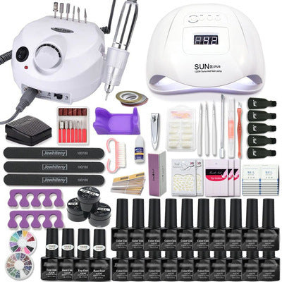 Nail Art Tool Set & Phototherapy Lamp - ShreeBliss