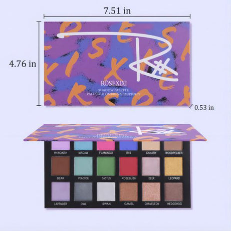 18-Color Eyeshadow Palette - ShreeBliss