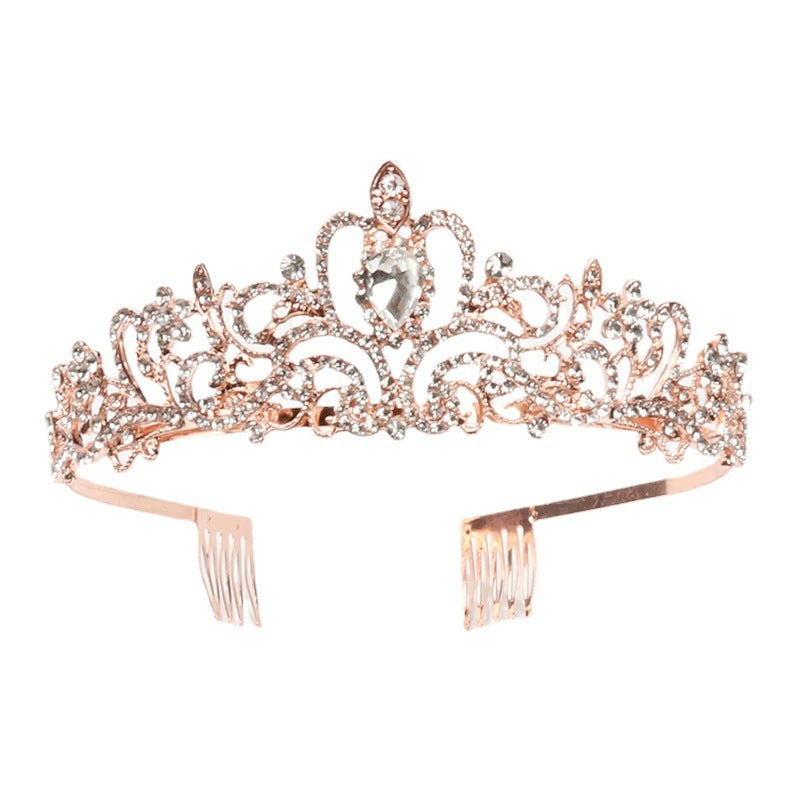 Bridal Alloy Diamond Crown & Belt – ShreeBliss