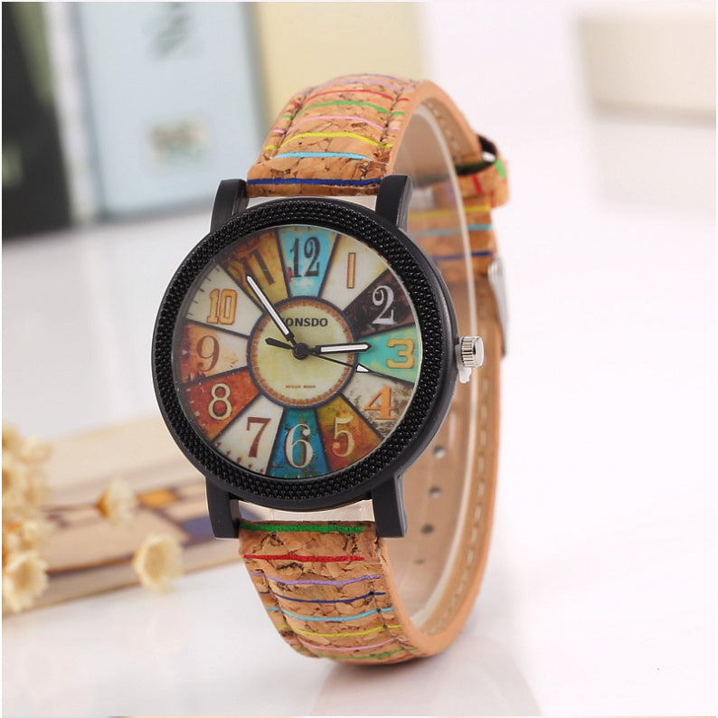 Casual Vintage Leather Women’s Quartz Wrist Watch - Classic Gift Clock - ShreeBliss