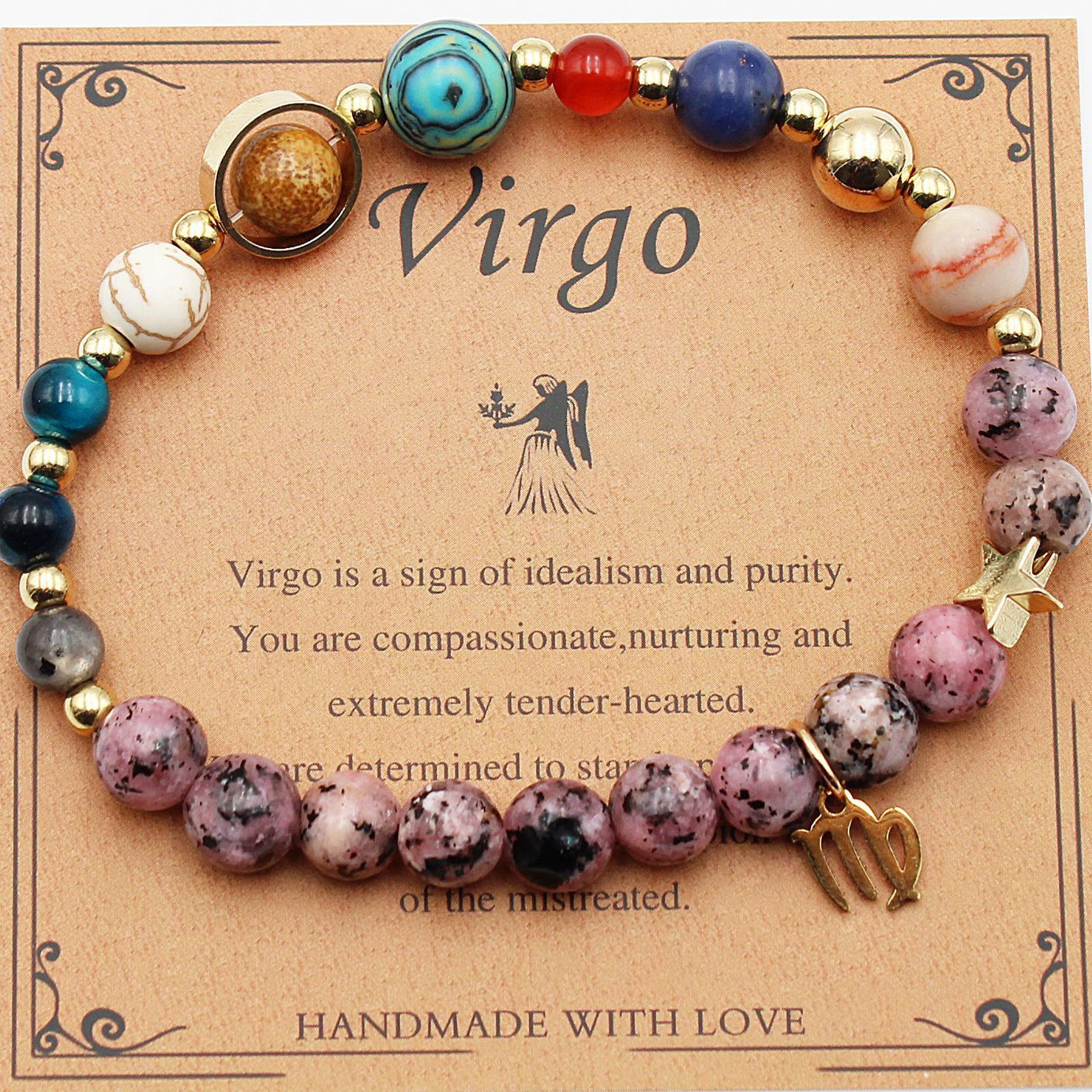 Eight Planets 12 Constellation Bracelet Natural Stone – ShreeBliss