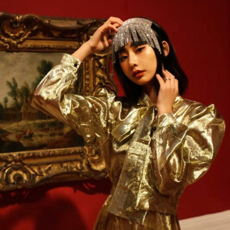 Bridal Tassel Diamond Pearl Hair Ornament – ShreeBliss