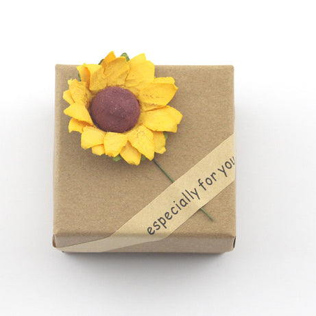 Sunflower Double Lettering Necklace - ShreeBliss