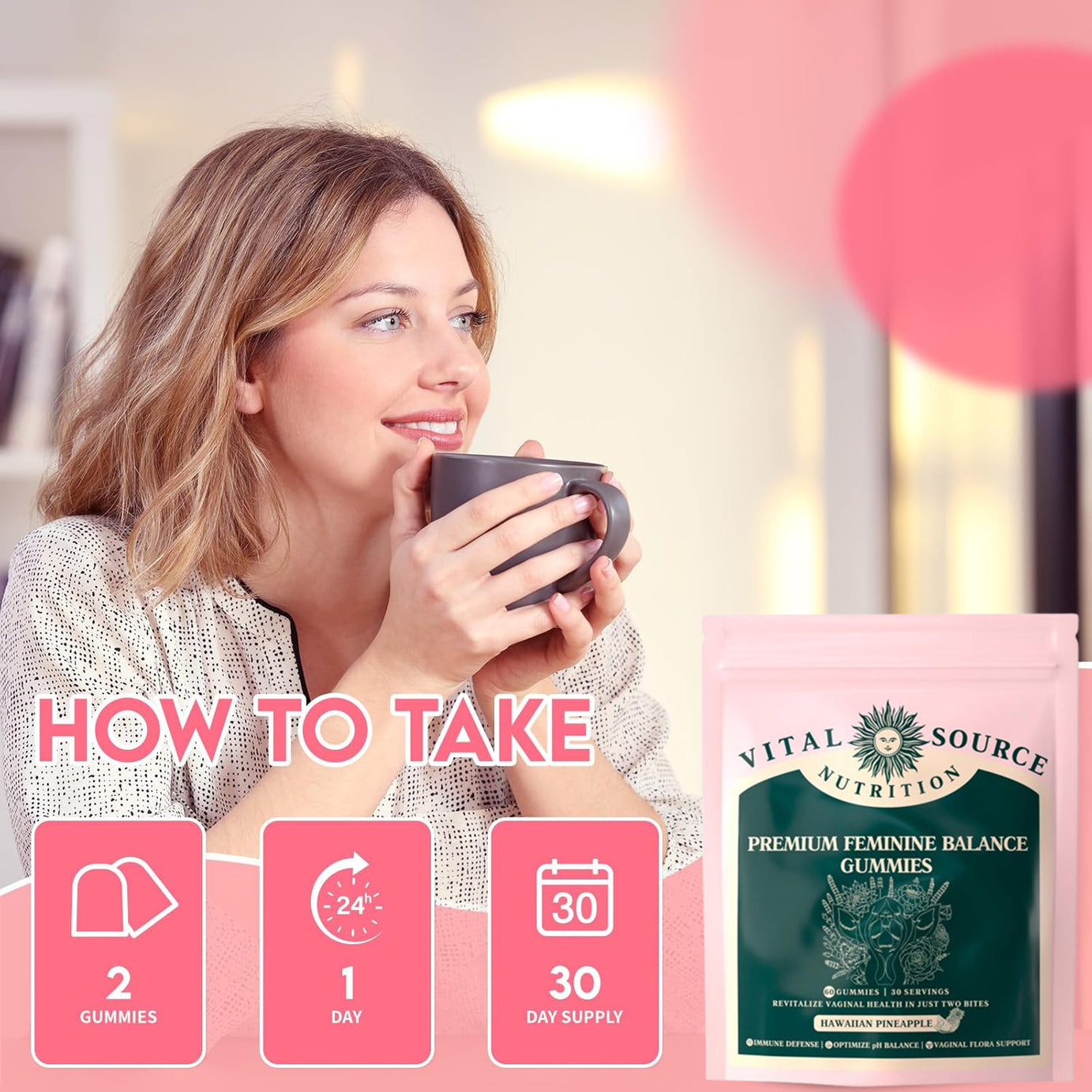 Premium Feminine Balance Gummies - ShreeBliss