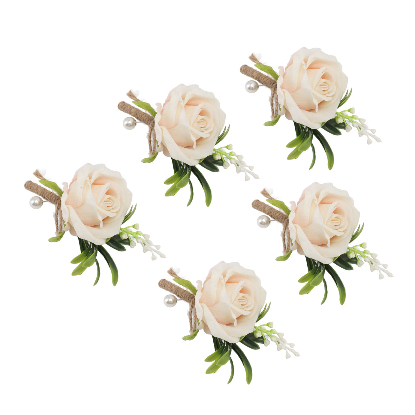 5PCS Wedding Boutonniere Corsage – ShreeBliss