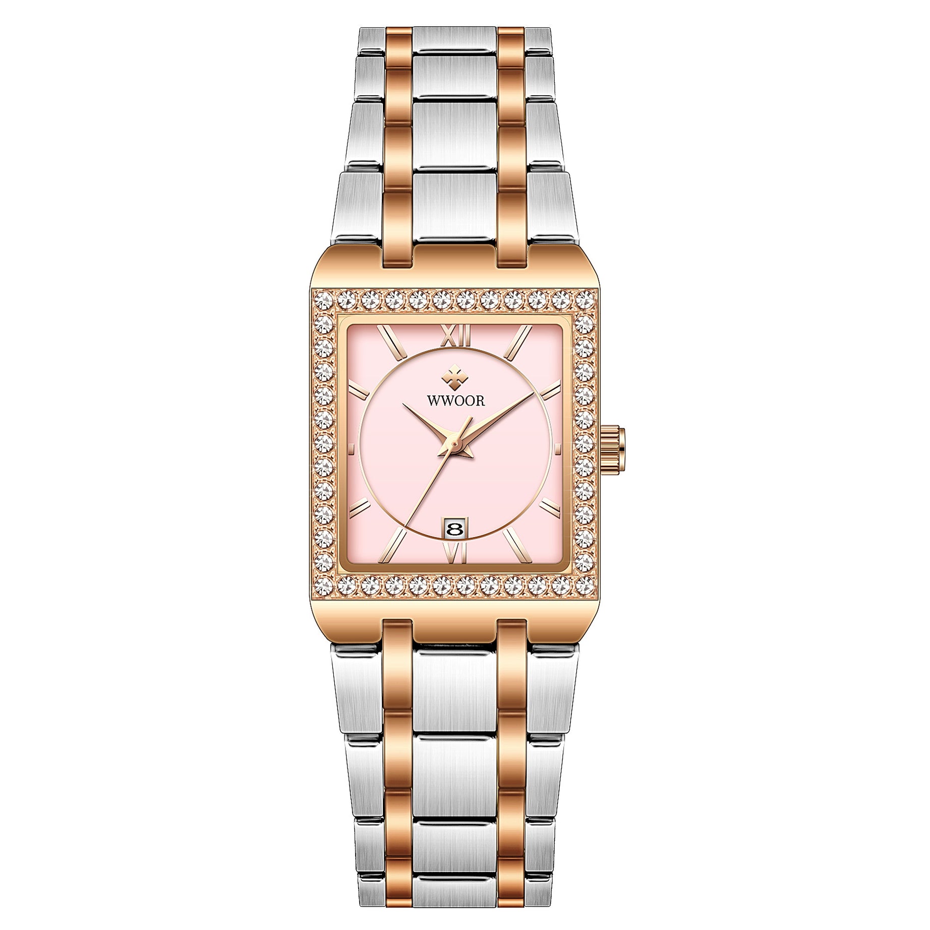 Grip Love Diamond Waterproof Quartz Watch - ShreeBliss