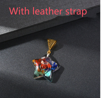 Retro 7 Chakra Healing Crystal Pendant – ShreeBliss