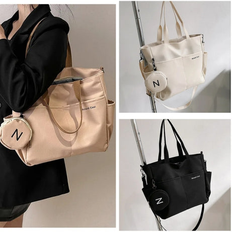 Women's Canvas Tote Crossbody Bag – ShreeBliss