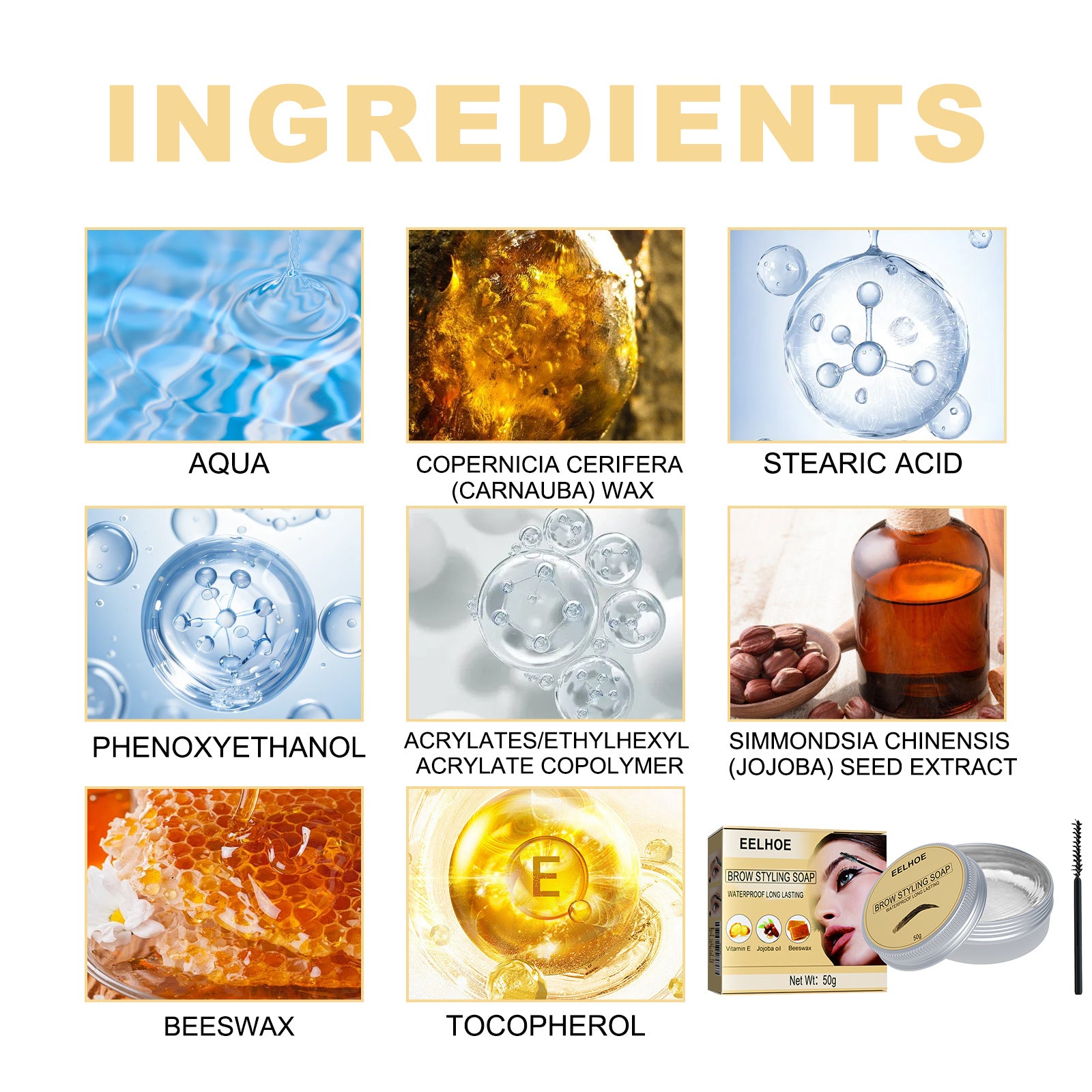 Eyebrow Styling Cream - Long-Lasting & Natural - ShreeBliss