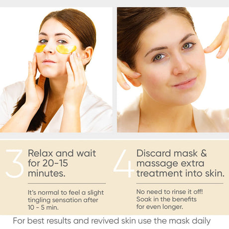 24K Gold Eye Mask - ShreeBliss