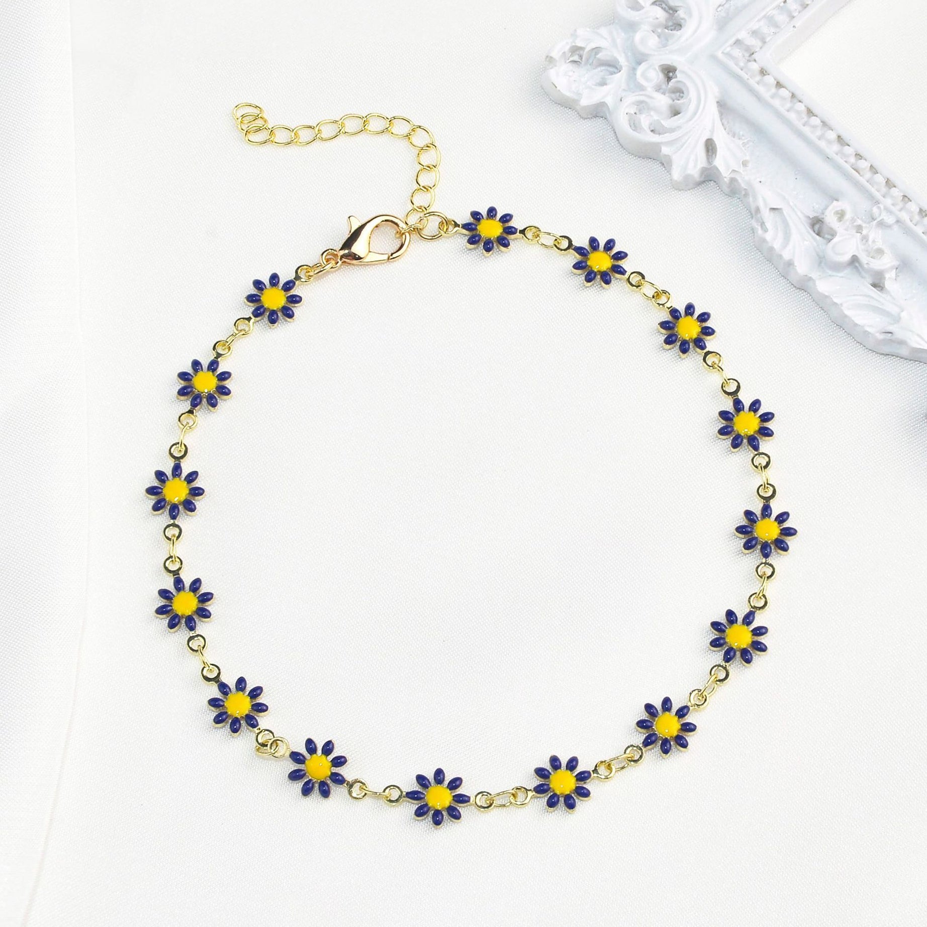 Little Daisy Anklet Simple Elegant Fashion – ShreeBliss