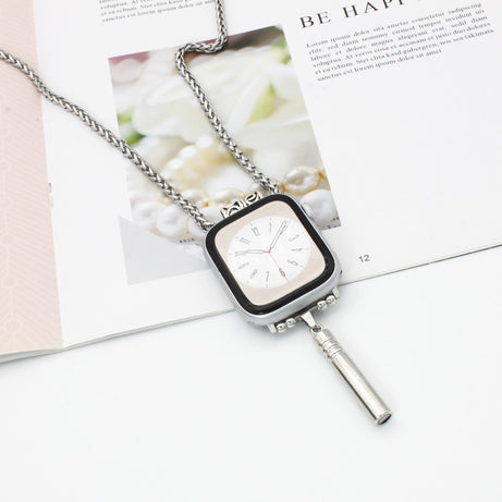 Watch Necklace with Feather Strap - ShreeBliss