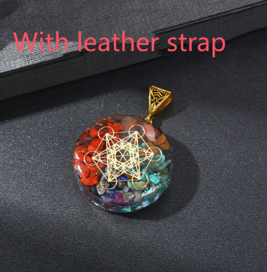 Retro 7 Chakra Healing Crystal Pendant – ShreeBliss