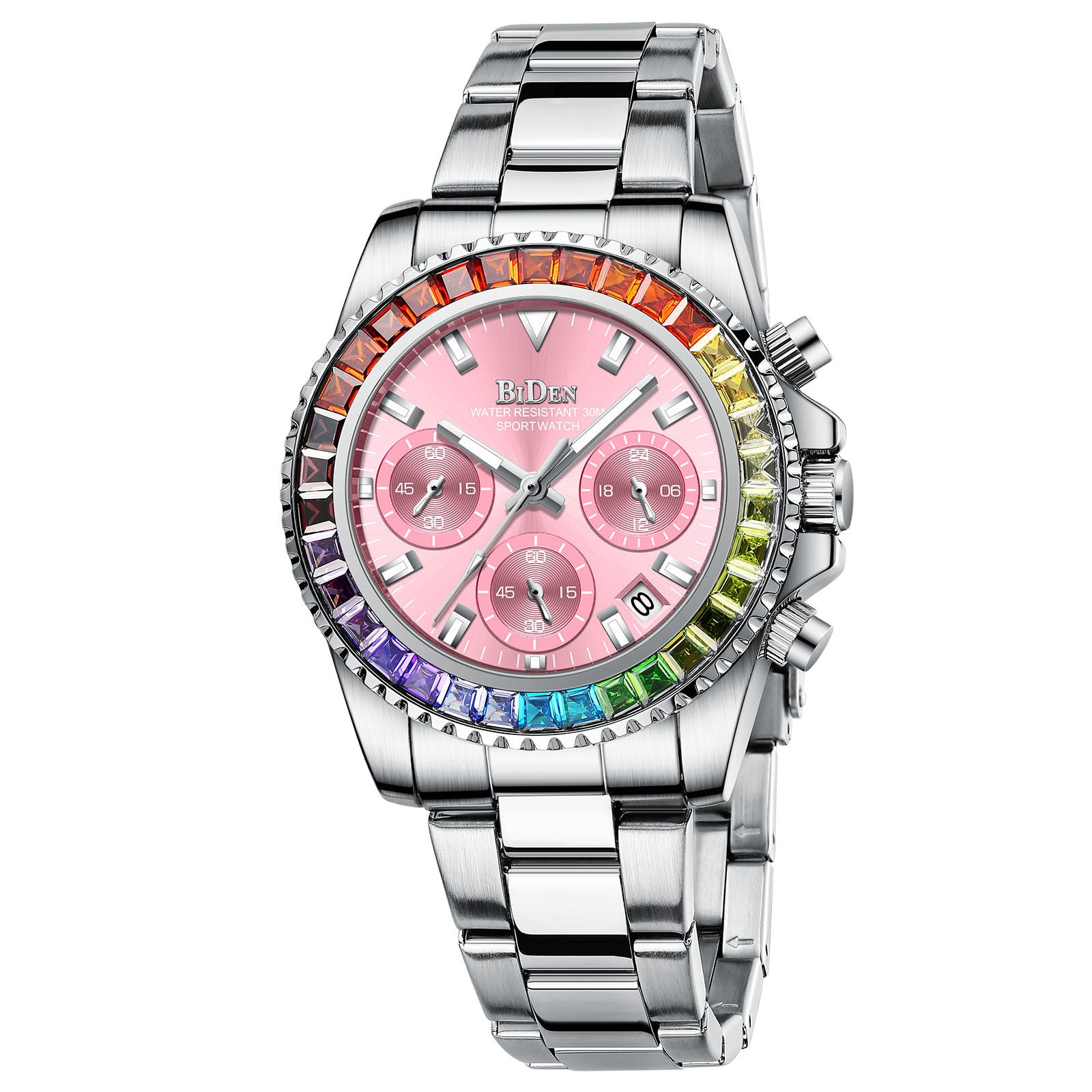 Fashion Steel Band Business Ladies Diamond Watch - ShreeBliss
