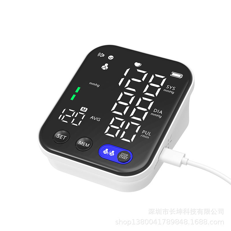 Electronic Blood Pressure Monitor with Large Screen - ShreeBliss