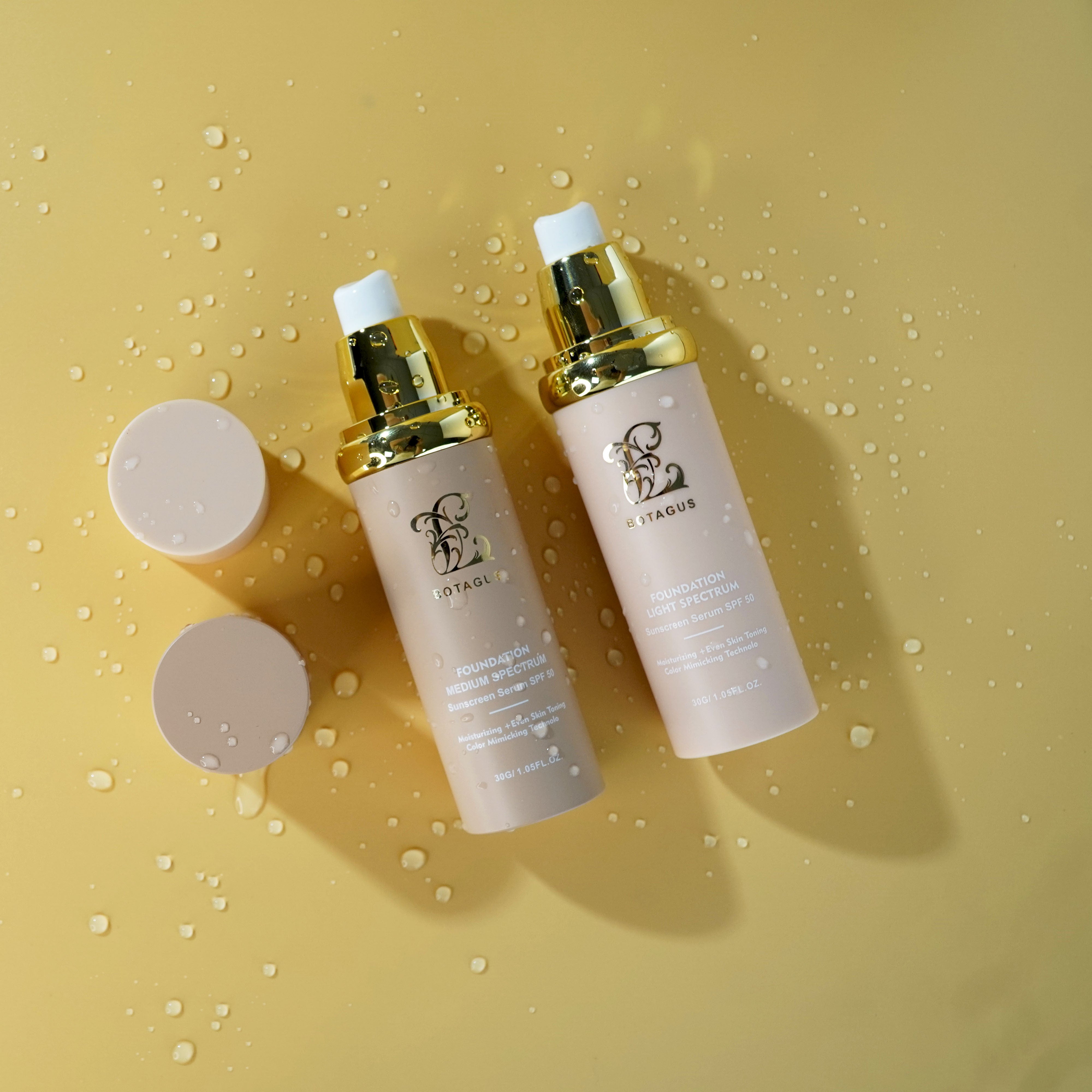 BOTAGUS 4-in-1 Foundation Medium Spectrum with SPF 50 - Flawless Coverage & Sun Protection - ShreeBliss