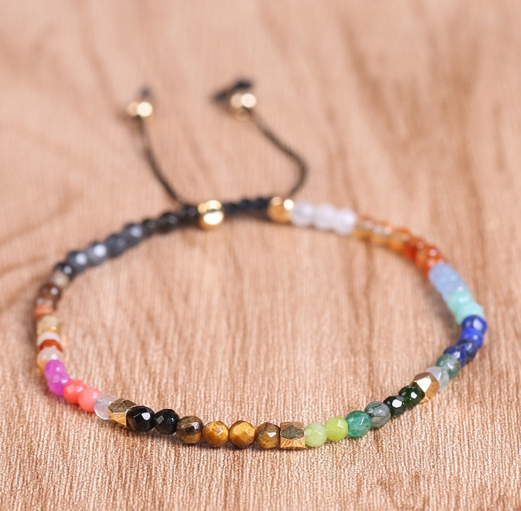 12 Constellation Lucky Stone 7 Chakra Bracelet – ShreeBliss