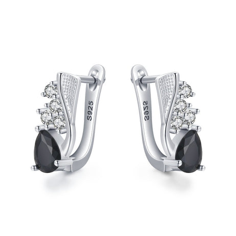 Korean Style Creative Drop-shaped Earrings Micro Rhinestone – ShreeBliss