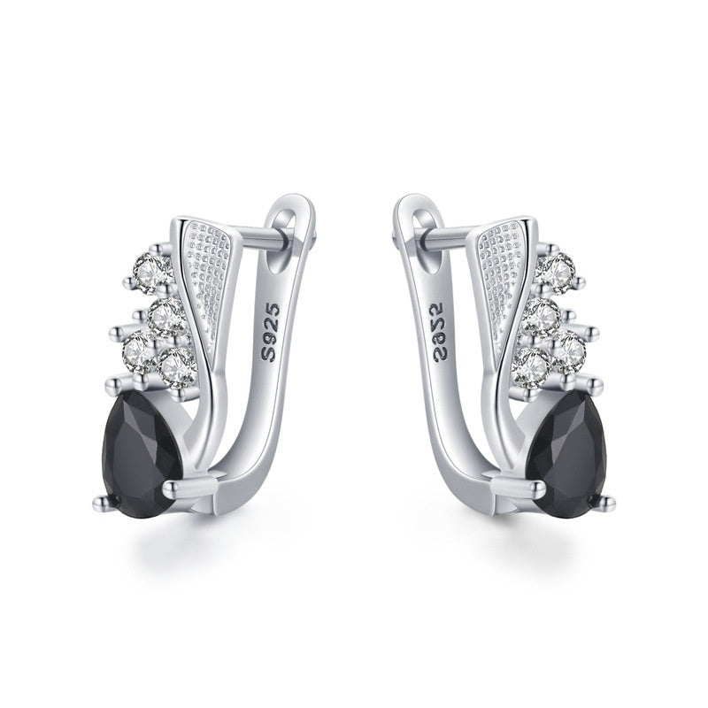 Korean Style Creative Drop-shaped Earrings Micro Rhinestone – ShreeBliss