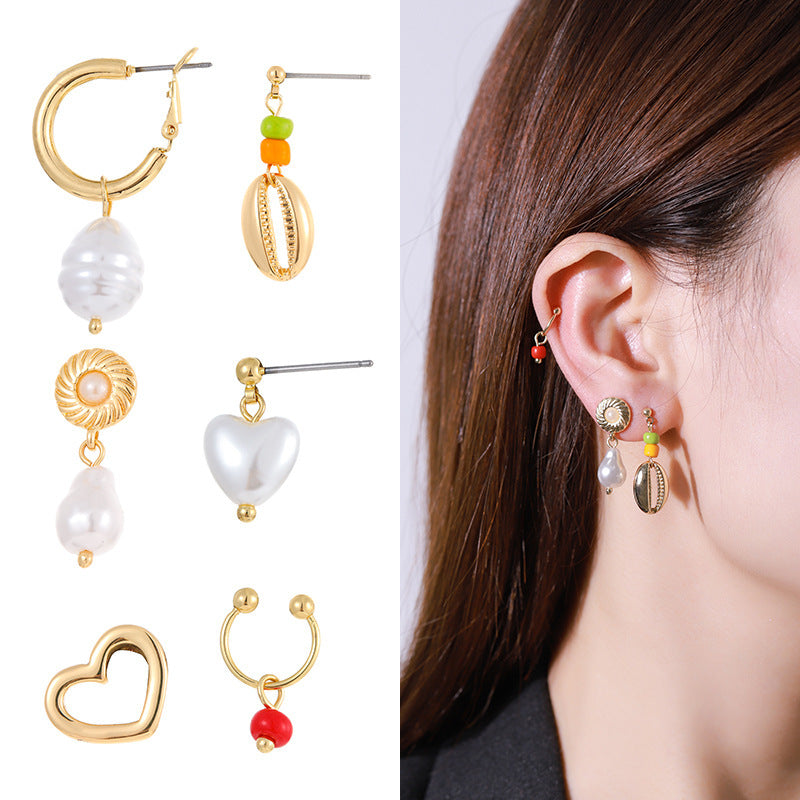 Gold-Plated Pearl Multi-Row Necklace – ShreeBliss