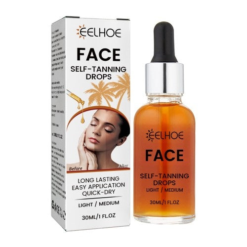 EELHOE Facial Tanning Essence - Natural Bronzed Skin & Hydration - ShreeBliss