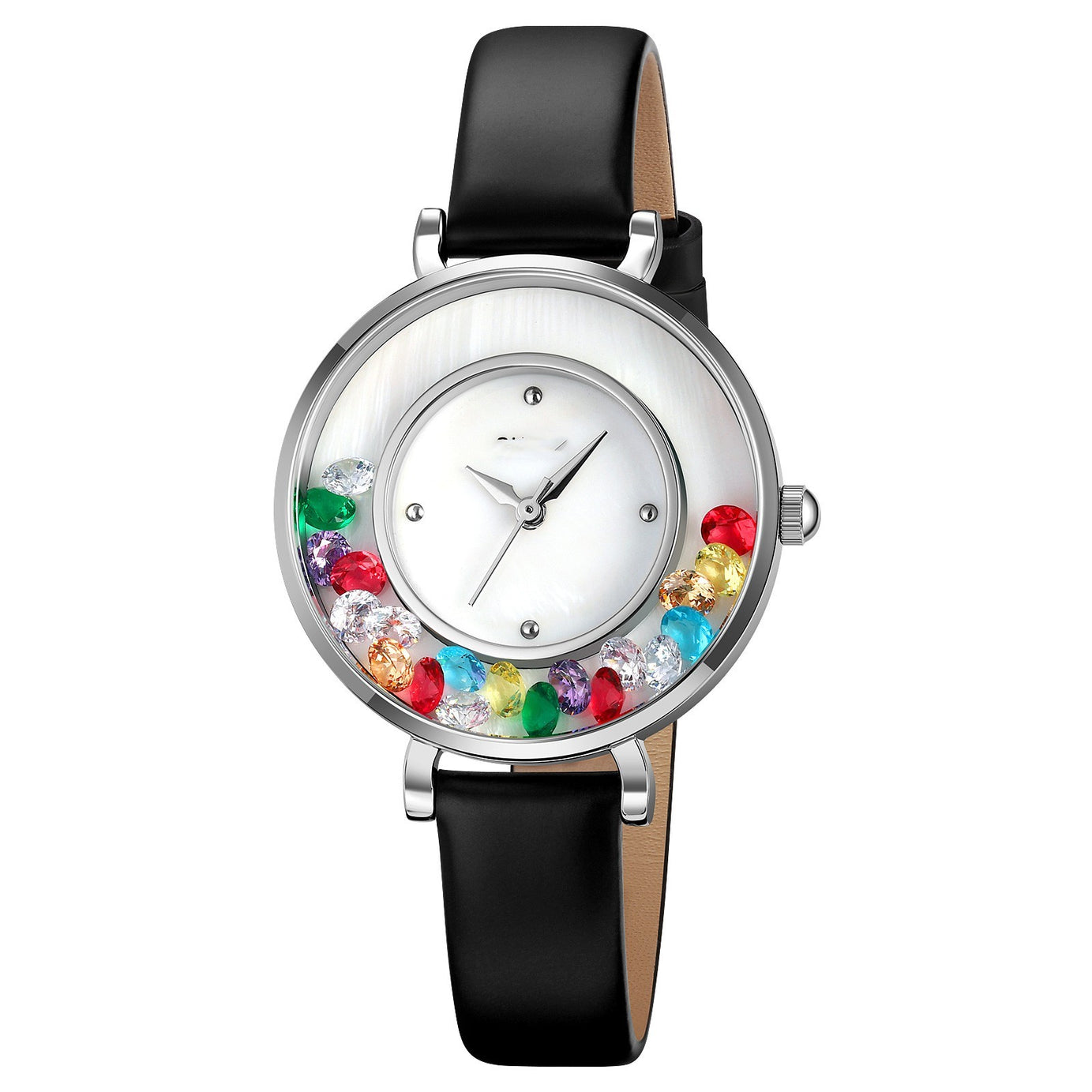 Elegant Gemstone Ball Women’s Watch - ShreeBliss