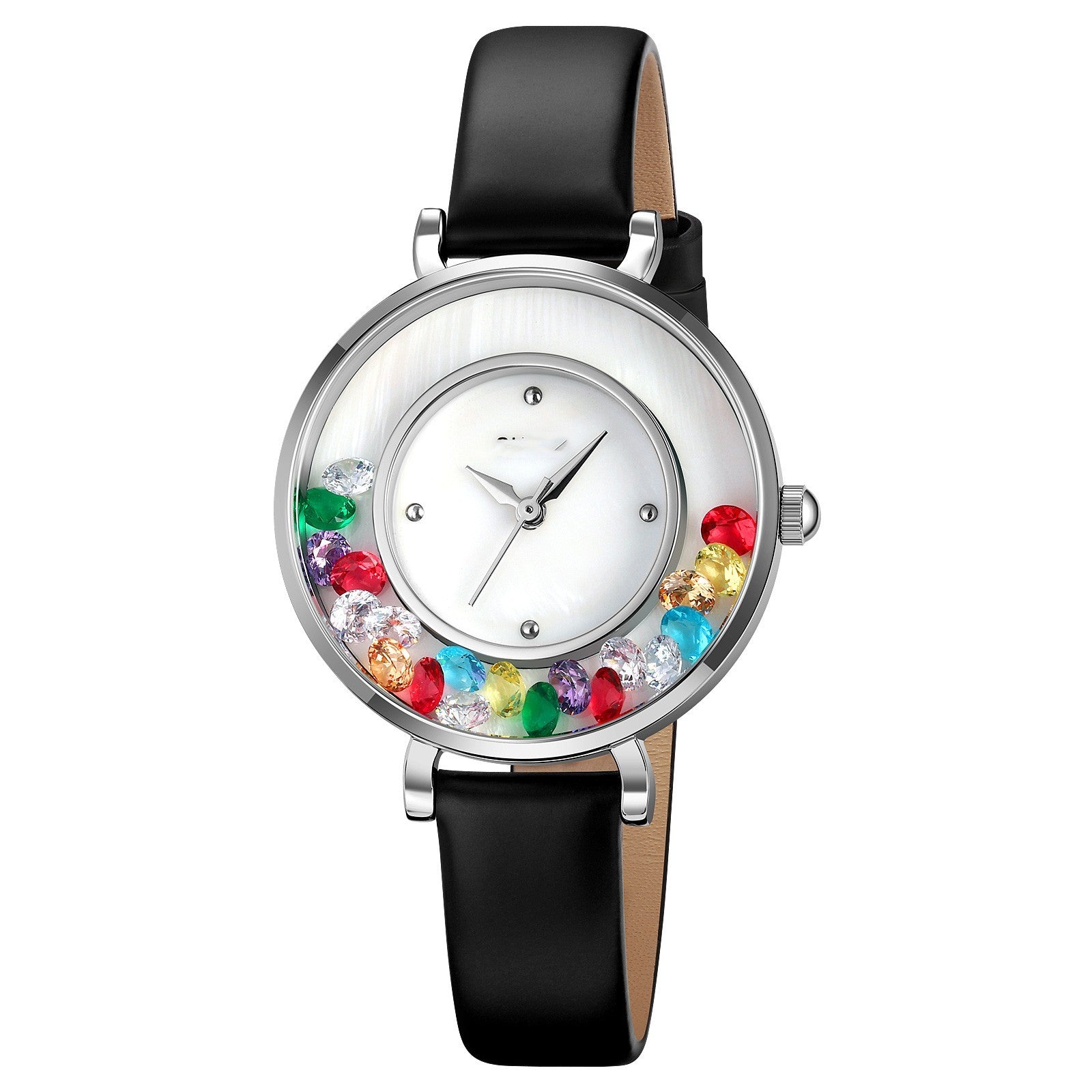Elegant Gemstone Ball Women’s Watch - ShreeBliss