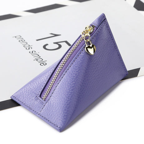 Women’s First Layer Cowhide Mini Coin Purse - ShreeBliss