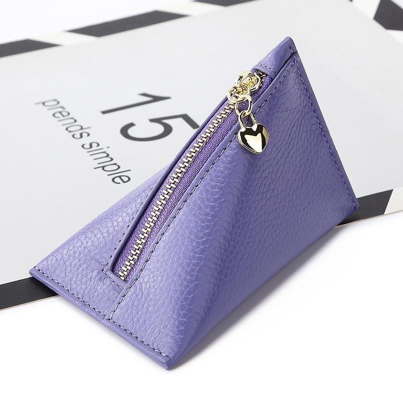 Women’s First Layer Cowhide Mini Coin Purse - ShreeBliss