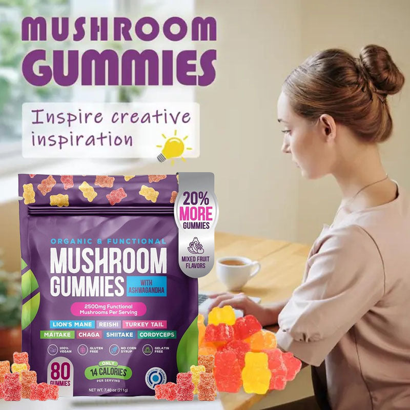 Mushroom Supplement Gummies - ShreeBliss