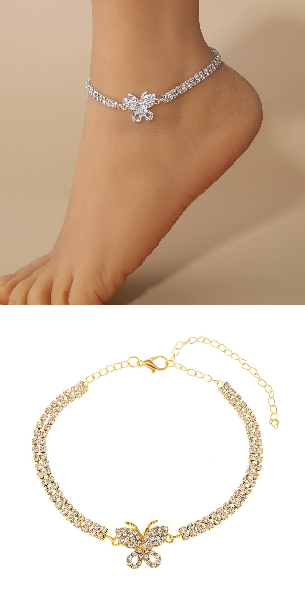 Creative Butterfly Anklet Beach Ornament Women - ShreeBliss