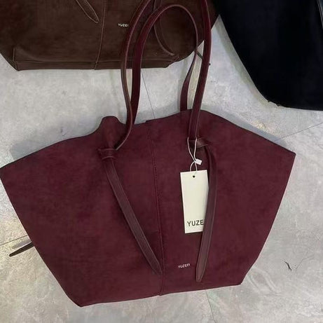 Women's Suede Frosted Tote Bag – ShreeBliss