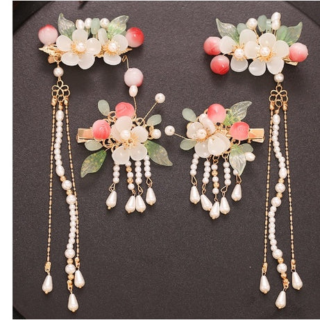 Fringed Headdress Hairpin Set – ShreeBliss