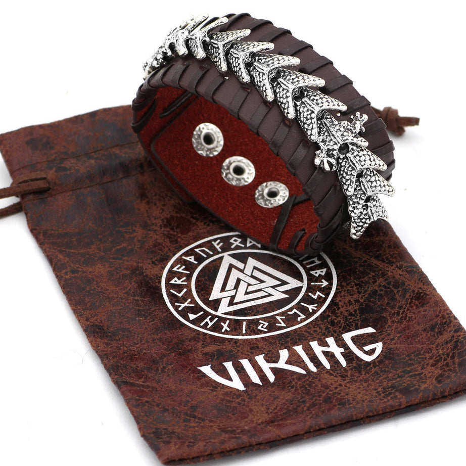 Viking Pirate Celtic Dragon Bracelet – ShreeBliss