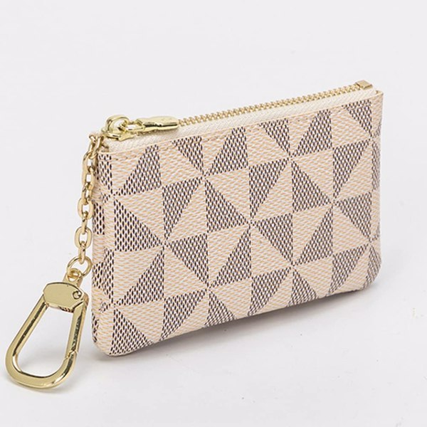 Mini Wallet with Key Ring - Zipper Leather Fashion Pendant for Men & Women - Classic Handbag Accessory - ShreeBliss