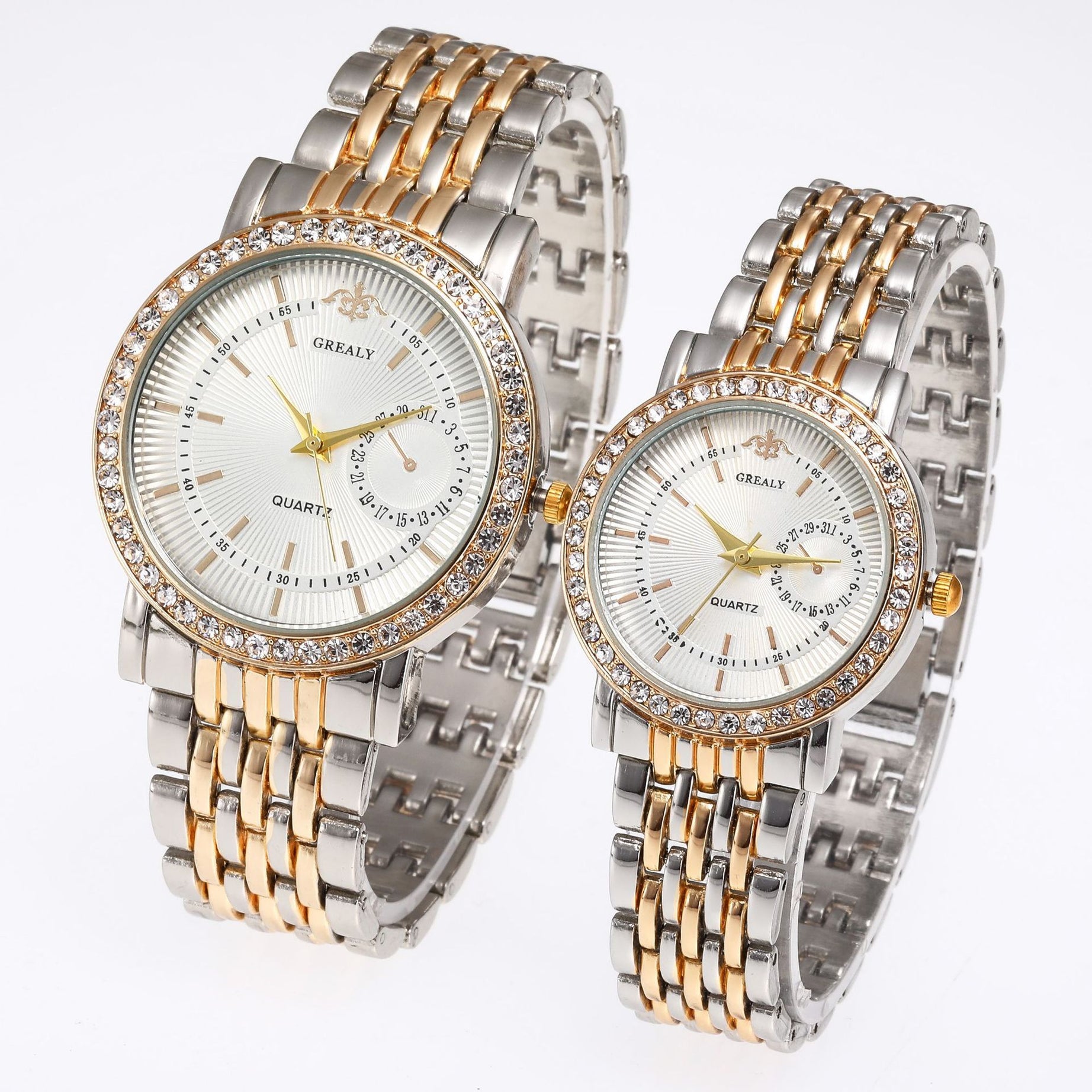Classic Business Luxury Diamond Watch - ShreeBliss