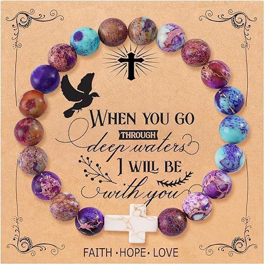 Volcanic Stone Handmade Beaded Zebra Cross Bracelet – ShreeBliss