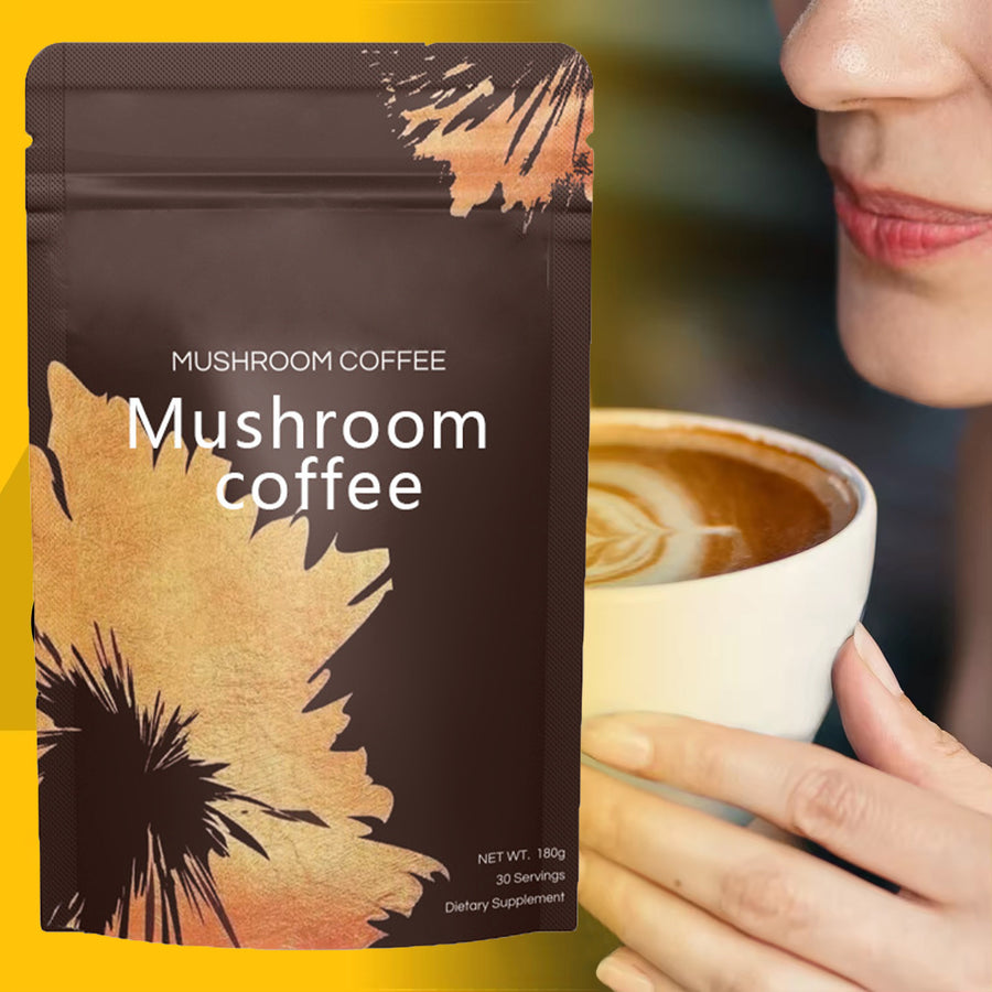 Mushroom Ground Coffee - Natural Energy & Focus Boost - ShreeBliss