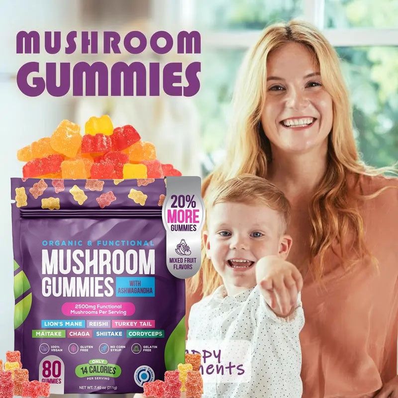 Mushroom Supplement Gummies - ShreeBliss
