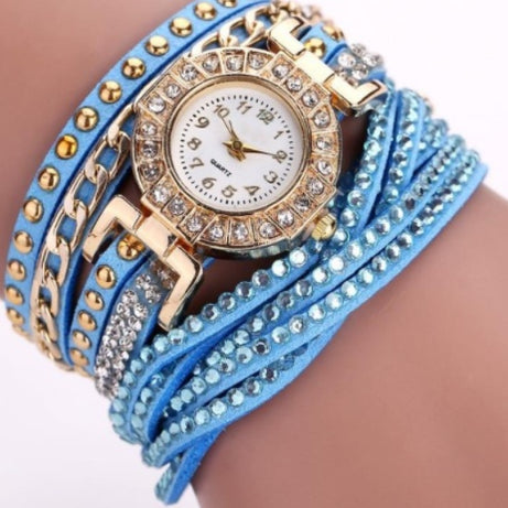 Fashion Ladies Twist Braided Quartz Watch - ShreeBliss