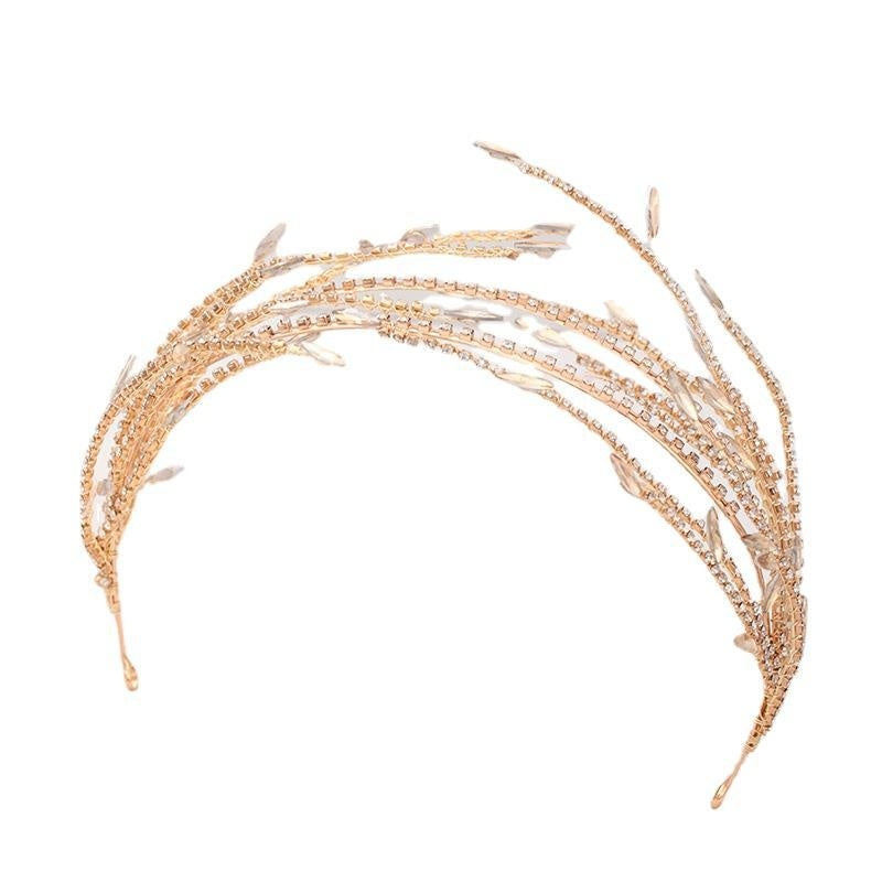 Simple Golden Alloy Mesh Headband – ShreeBliss