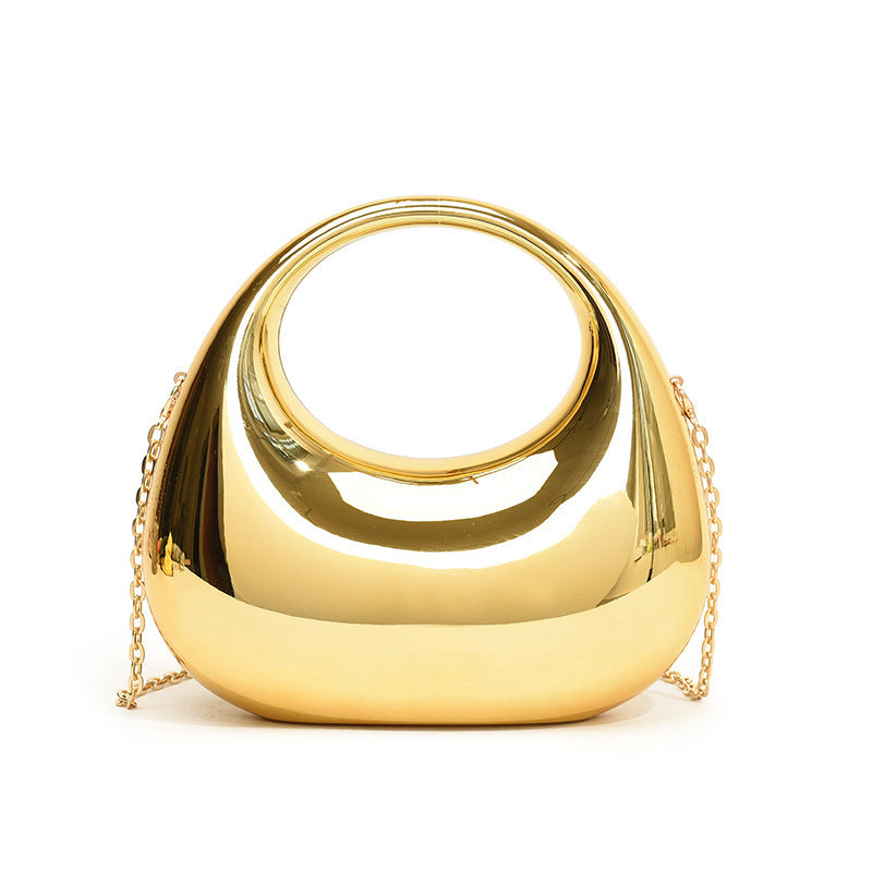 Acrylic Gold Chain Shoulder Bag – ShreeBliss
