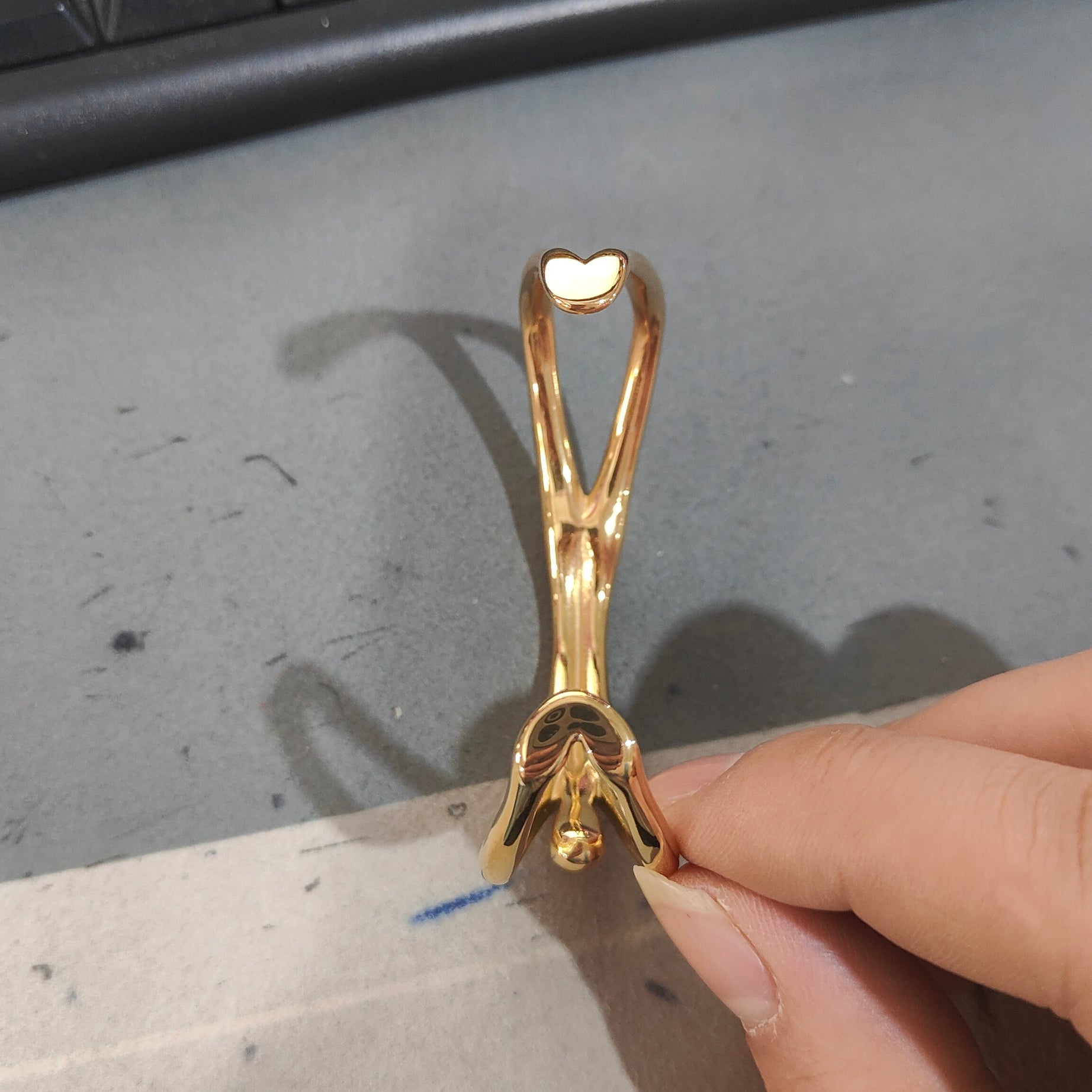 Personal Influencer Bracelet Stainless Steel Gold Plated Casting Creative Female Body