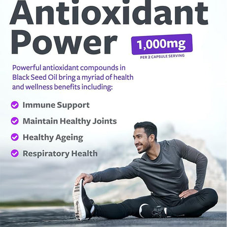 Black Seed Oil Capsules 60 Count - Natural Immune & Skin Support - ShreeBliss