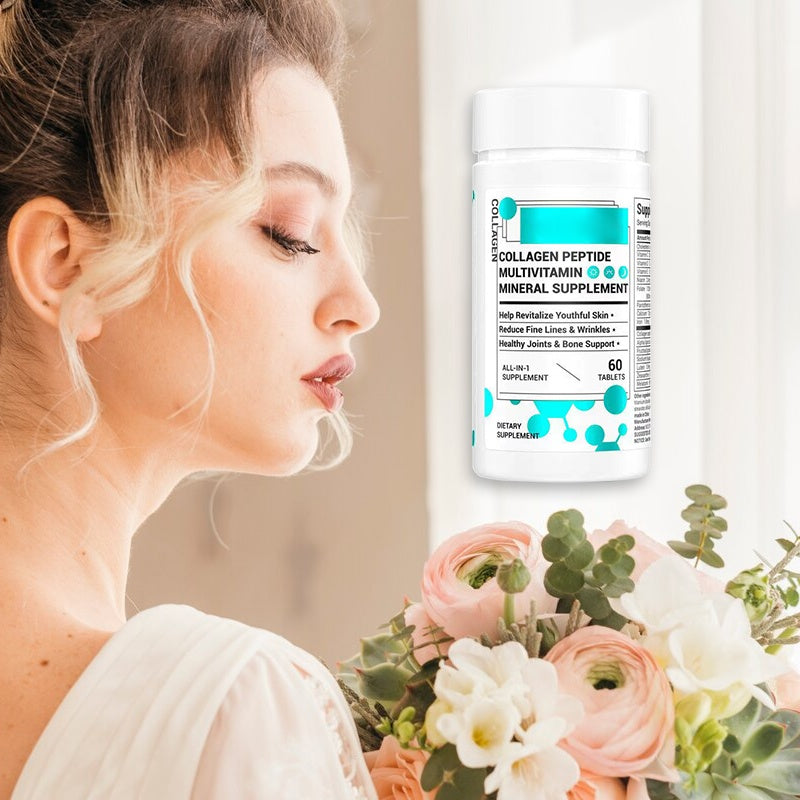 Collagen, Multivitamin & Probiotic Supplement with Vitamin D3 & C - ShreeBliss